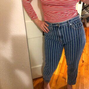 Striped American Eagle Denim [size 6]